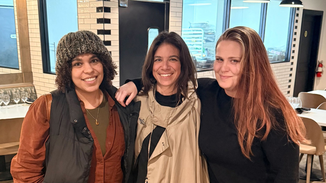 Jennifer Adjua, Cassandra Sirl, and Betsie Davis